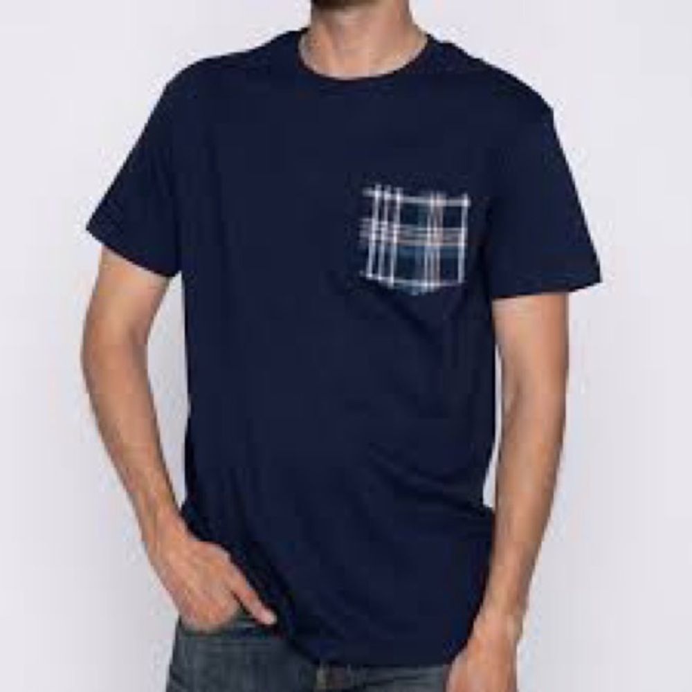 NWT Ted Baker London Men’s Checkered Pocket T-Shirt Size L
